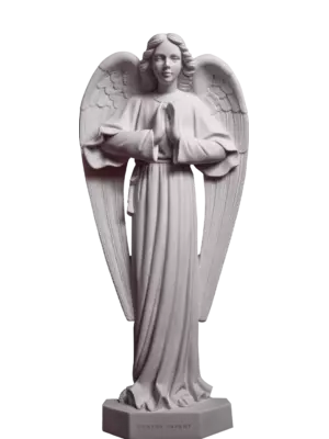 Изящный барельеф с фигурой ангела-хранителя